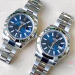 Replica BP Factory Rolex Datejust Ii 41mm Bright Blue Dial Watch 
